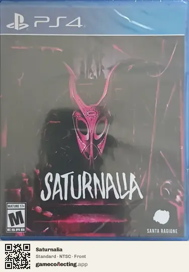 Saturnalia PlayStation 4, NTSC box front