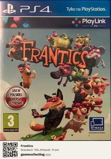 Frantics PlayStation 4, Poland box front