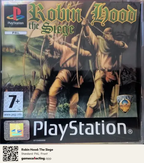 Robin Hood: The Siege PlayStation, PAL box front