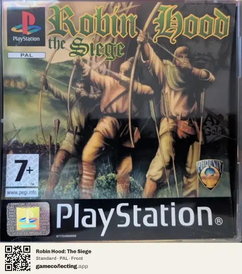 Robin Hood: The Siege PlayStation, PAL box front