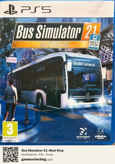 Bus Simulator 21: Next Stop PlayStation 5, PAL box front