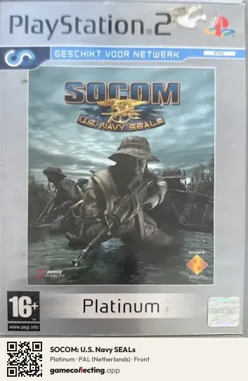 SOCOM: U.S. Navy SEALs PlayStation 2, Netherlands box front