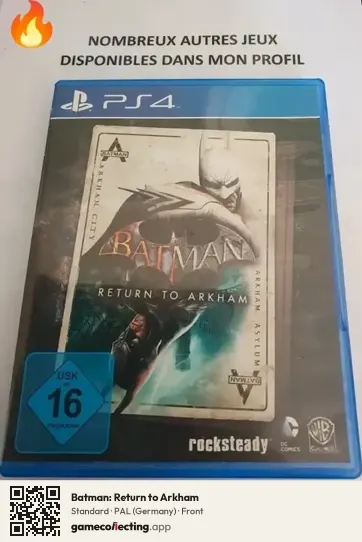 Batman: Return to Arkham PlayStation 4, Germany box front