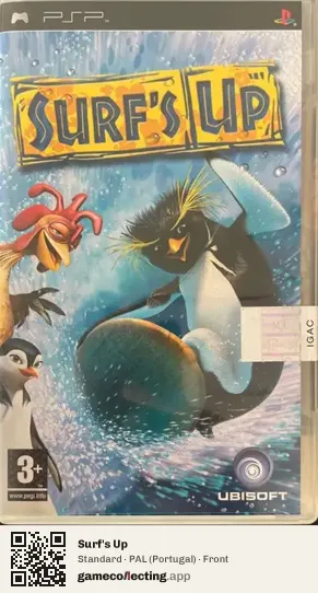 Surf's Up PlayStation Portable, Portugal box front