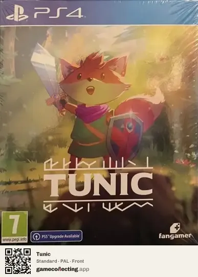 Tunic PlayStation 4, PAL box front