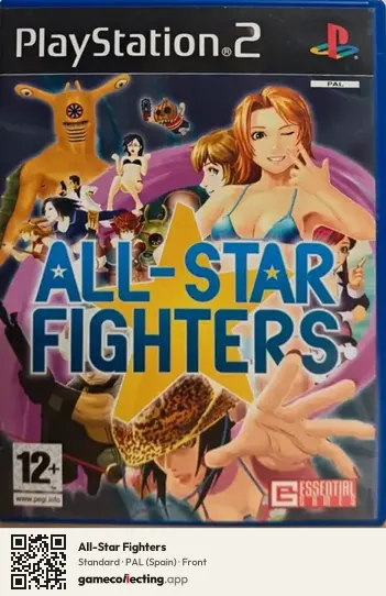 All-Star Fighters PlayStation 2, Spain box front