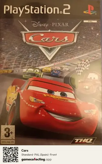 Cars PlayStation 2, Spain box front