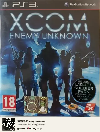 XCOM: Enemy Unknown PlayStation 3, Italy box front