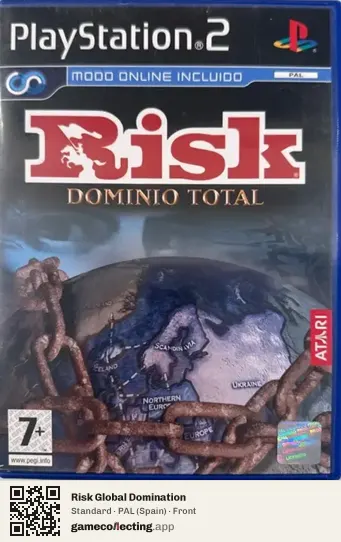 Risk Global Domination PlayStation 2, Spain box front