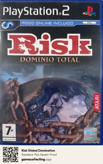 Risk Global Domination PlayStation 2, Spain box front