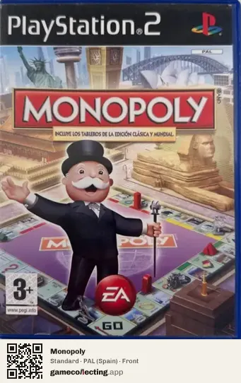 Monopoly PlayStation 2, Spain box front