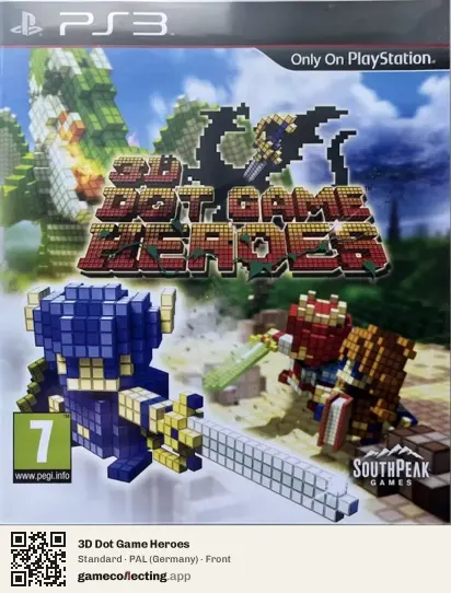 3D Dot Game Heroes PlayStation 3, Germany box front