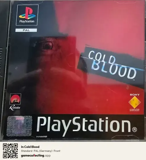 In Cold Blood PlayStation, Germany box front