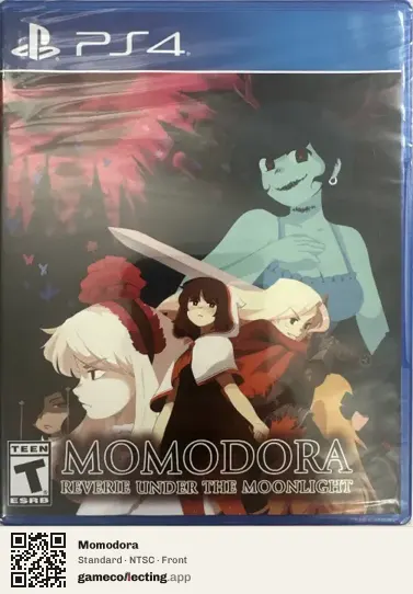 Momodora PlayStation 4, NTSC box front
