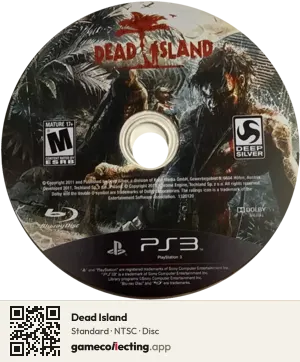 Dead Island PlayStation 3, NTSC disc