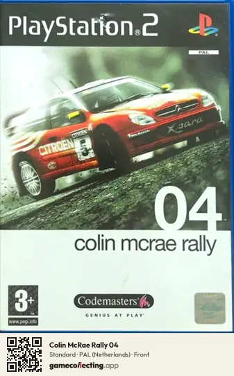 Colin McRae Rally 04 PlayStation 2, Netherlands box front