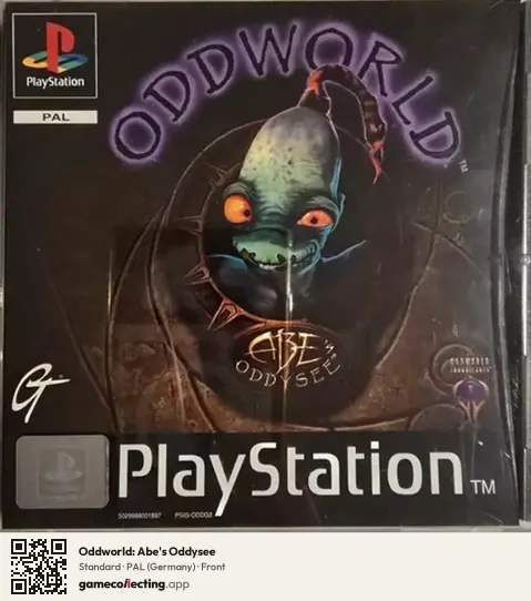 Oddworld: Abe's Oddysee PlayStation, Germany box front