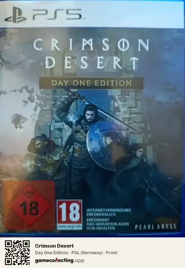 Crimson Desert PlayStation 5, Germany box front