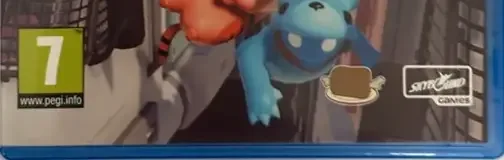 Gang Beasts, the PEGI square on its front