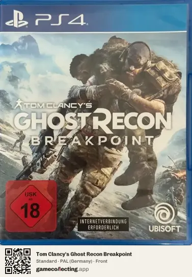 Tom Clancy's Ghost Recon Breakpoint PlayStation 4, Germany box front