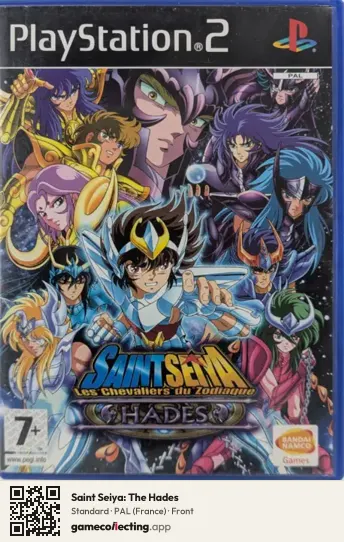 Saint Seiya: The Hades PlayStation 2, France box front