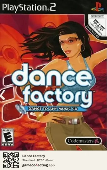 Dance Factory PlayStation 2, NTSC box front