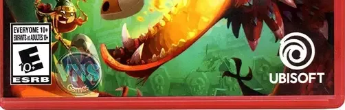Rayman Legends, the ESRB box on its front