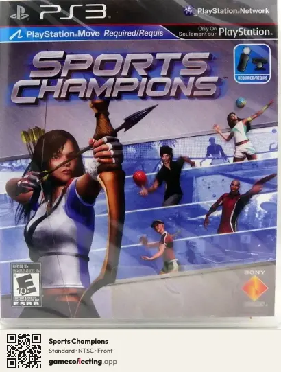 Sports Champions PlayStation 3, NTSC box front