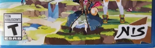 Phantom Brave: The Lost Hero, the ESRB box on its front