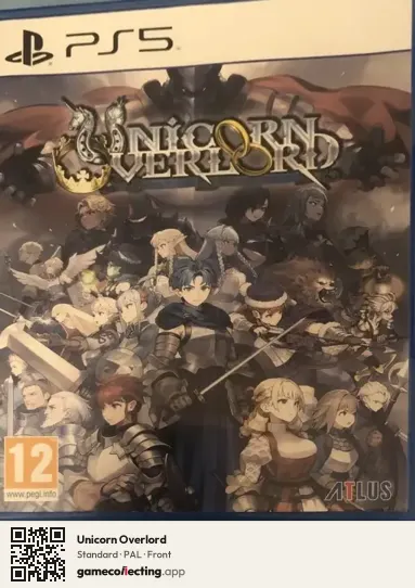 Unicorn Overlord PlayStation 5, PAL box front
