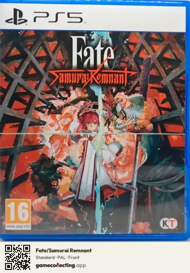 Fate/Samurai Remnant PlayStation 5, PAL box front
