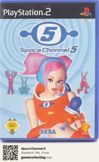 Space Channel 5 PlayStation 2, PAL box front