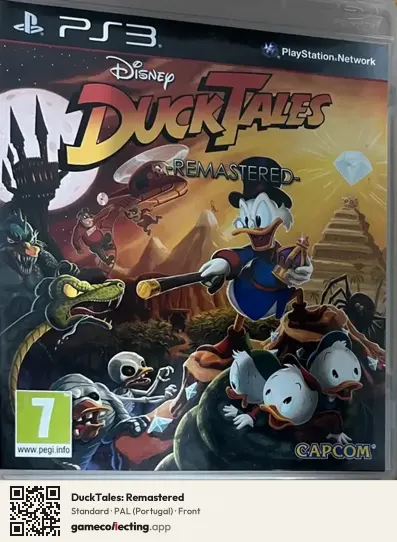 DuckTales: Remastered PlayStation 3, Portugal box front
