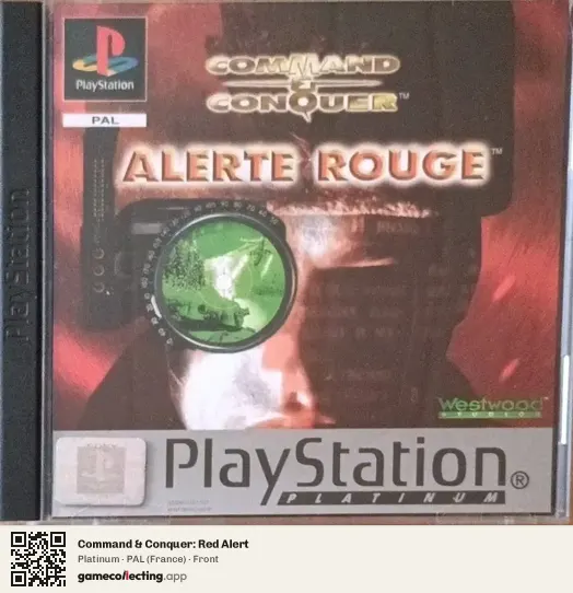 Command & Conquer: Red Alert PlayStation, France box front