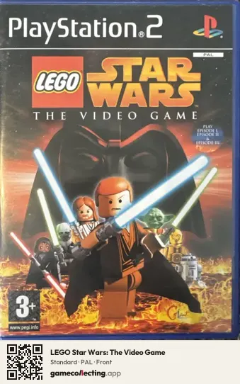 LEGO Star Wars: The Video Game PlayStation 2, PAL box front