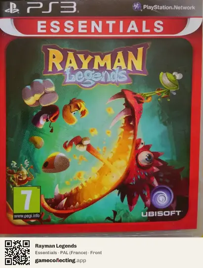 Rayman Legends PlayStation 3, France box front