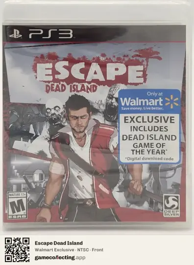 Escape Dead Island PlayStation 3, NTSC box front