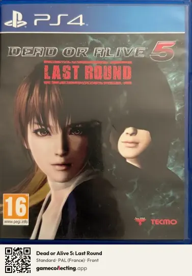 Dead or Alive 5: Last Round PlayStation 4, France box front