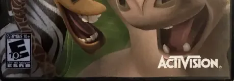 Madagascar, the ESRB box on its front