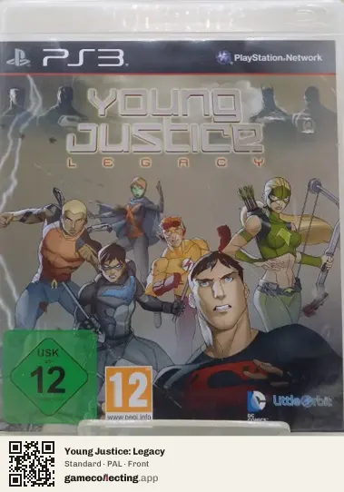 Young Justice: Legacy PlayStation 3, PAL box front