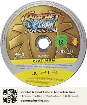 Ratchet & Clank Future: A Crack in Time PlayStation 3, PAL disc