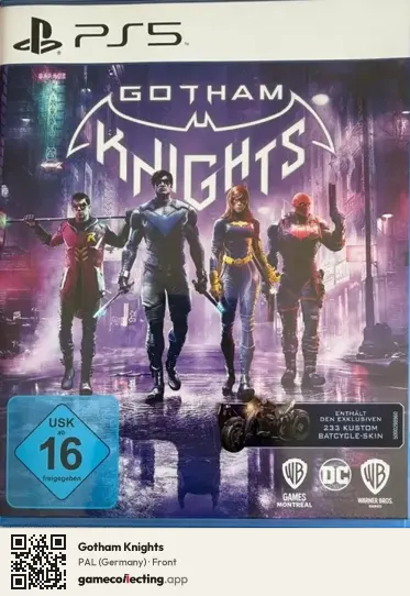 Gotham Knights PlayStation 5, Germany box front