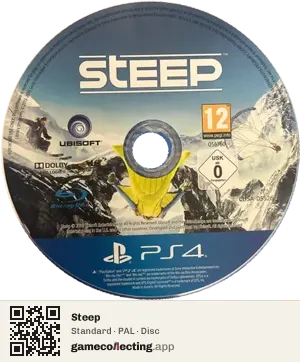 Steep PlayStation 4, PAL disc