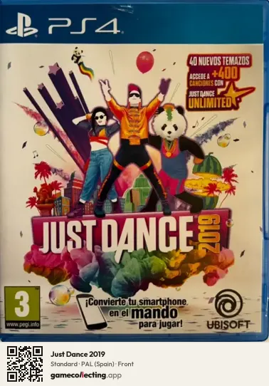 Just Dance 2019 PlayStation 4, Spain box front