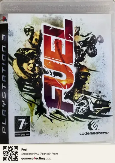 Fuel PlayStation 3, France box front