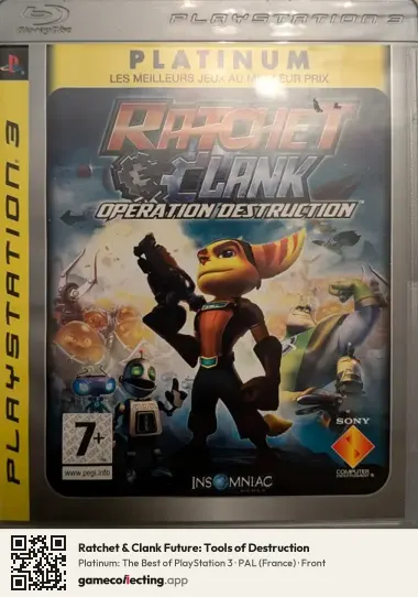 Ratchet & Clank Future: Tools of Destruction PlayStation 3, France box front