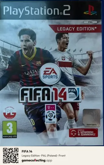 FIFA 14 PlayStation 2, Poland box front