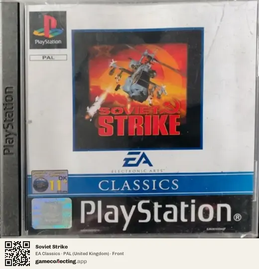 Soviet Strike PlayStation, United Kingdom box front