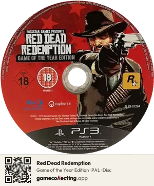 Red Dead Redemption PlayStation 3, PAL disc