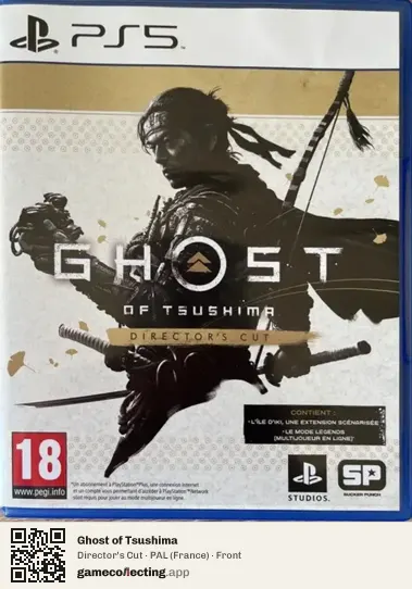 Ghost of Tsushima PlayStation 5, France box front